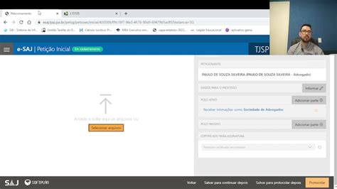 sajsp|Como Peticionar uma ação no ESAJ – TJSP .